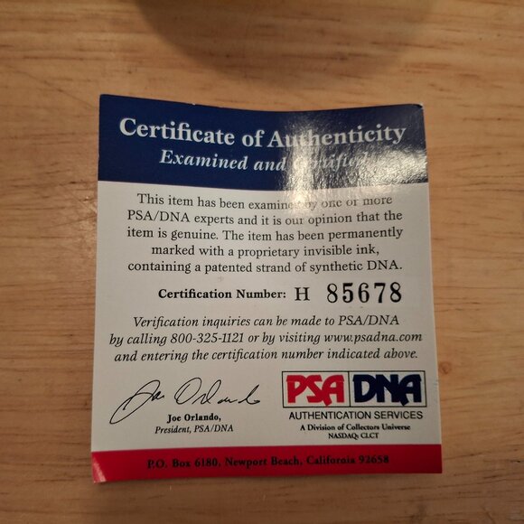 Kevin McReynolds New York Mets Autographed Baseball Authenticated by PSA - Picture 5 of 6